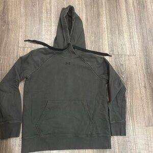 Under Armour woman’s dark green hoodie size S